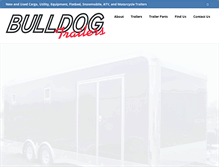 Tablet Screenshot of bulldogtrailers.com